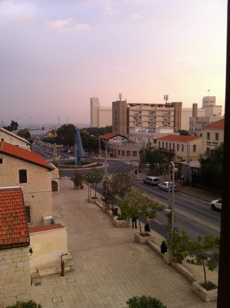 Ben Gurion Street from our window