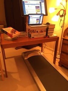 treadmill desk setup