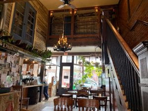 Inside the IngleBean Cafe in Milheim