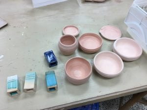 Considering which glaze colors to use